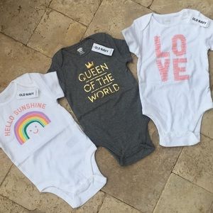Old navy onesies NWT